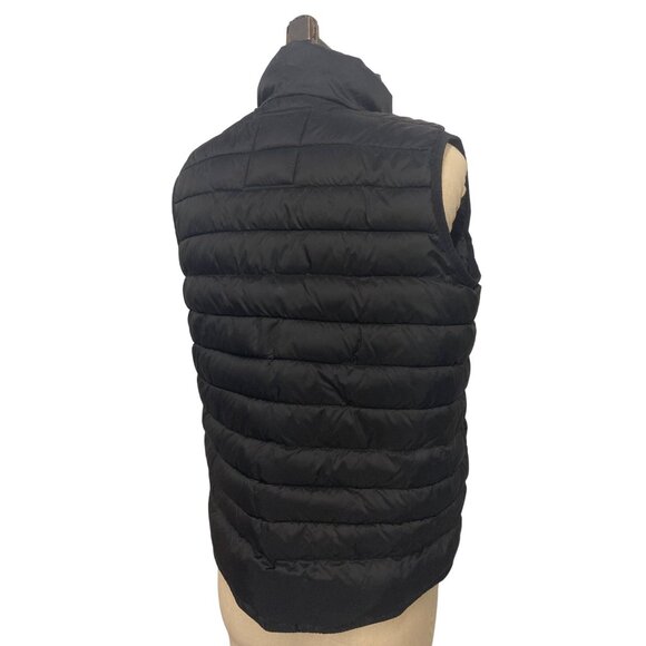 Gap Kids Large Black Lightweight Puffer Vest With Primaloft Upcycled Sustainable - Picture 8 of 10